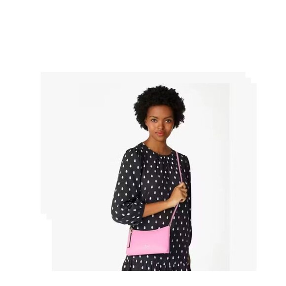 🌸 Kate Spade Sadie Small Crossbody • Surf Pink • NWT • Rare Retired Color - Picture 2 of 5